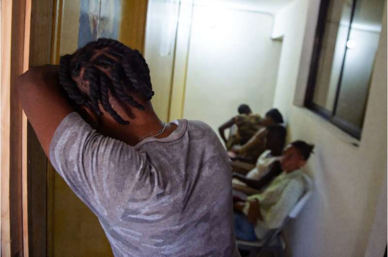 HIV patients wait for medication in Haiti, where hospitals fear the impact of the USAID funding cuts. HIV patients wait for medication in Haiti, where hospitals fear the impact of the USAID funding cuts